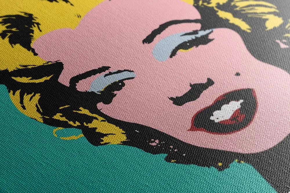 Az ikonikus Marilyn Monroe képe pop art designban