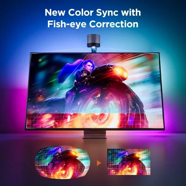 Govee - Backlight 3S Netflix TV 55-65" SMART LED háttérvilágítás RGBICW Wi-Fi + + távirányító