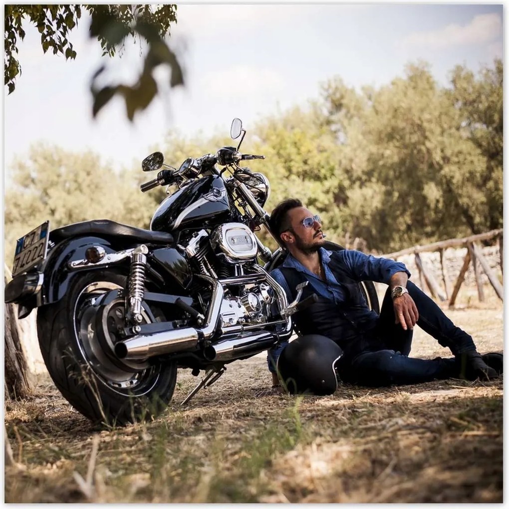 Poszterek 100x100 Motorkerékpár Klasszikus Motor