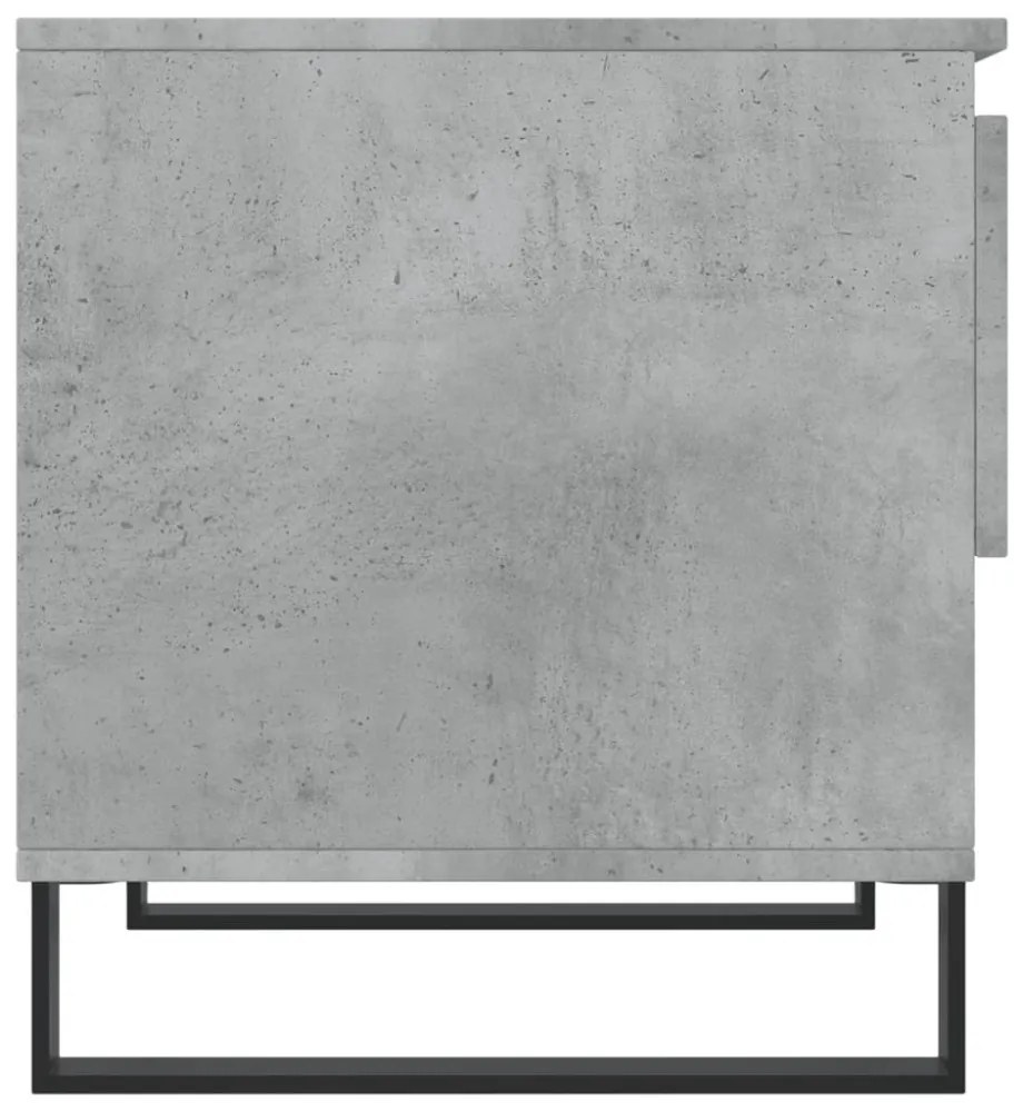 2 db betonszürke szerelt fa dohányzóasztal 50 x 46 x 50 cm
