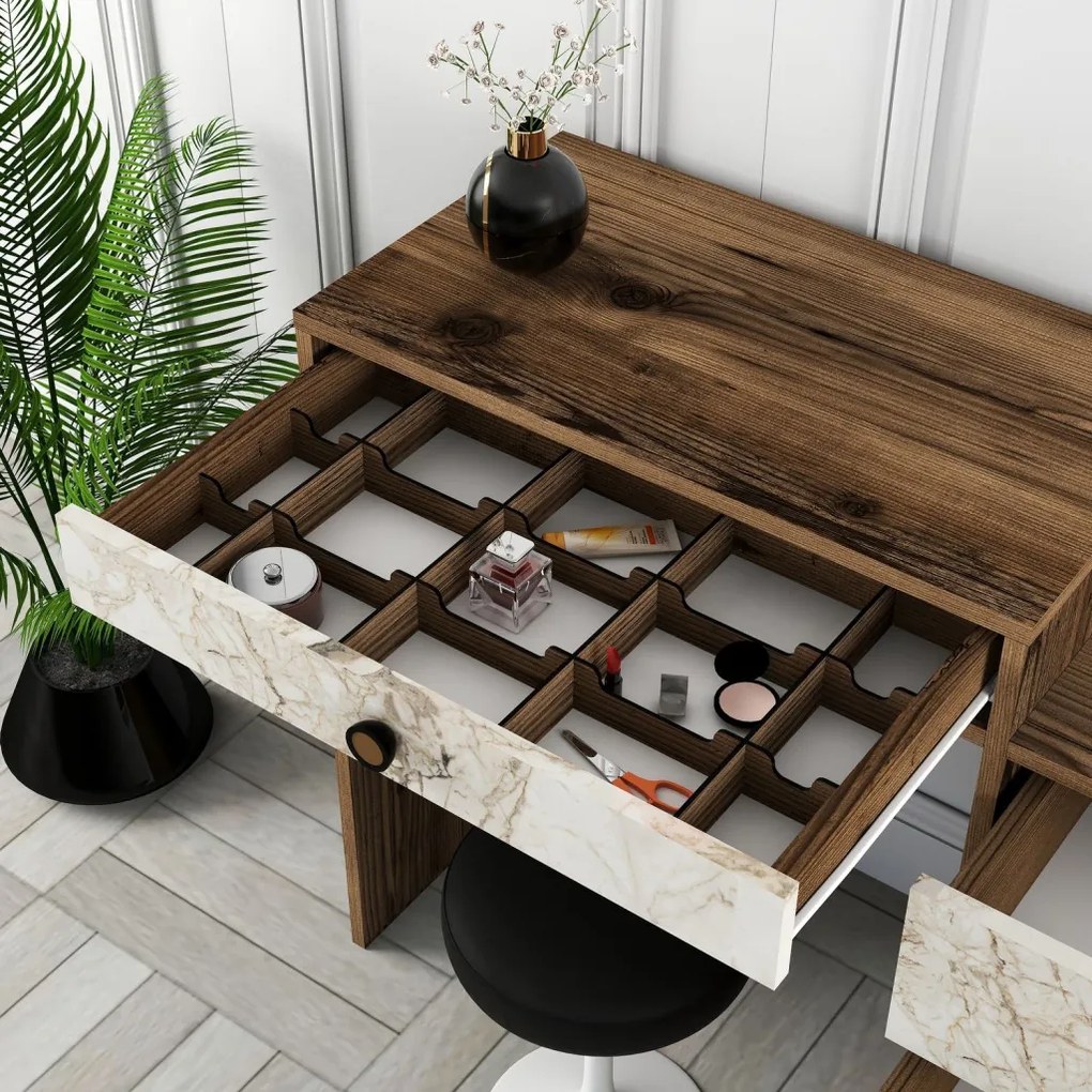 Lizbon 552 - Walnut, White
