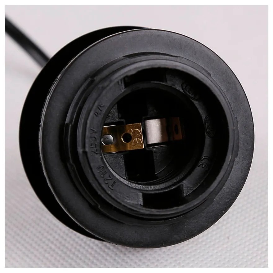 Fekete függőlámpa üveg búrával ø 10 cm Felis – Candellux Lighting