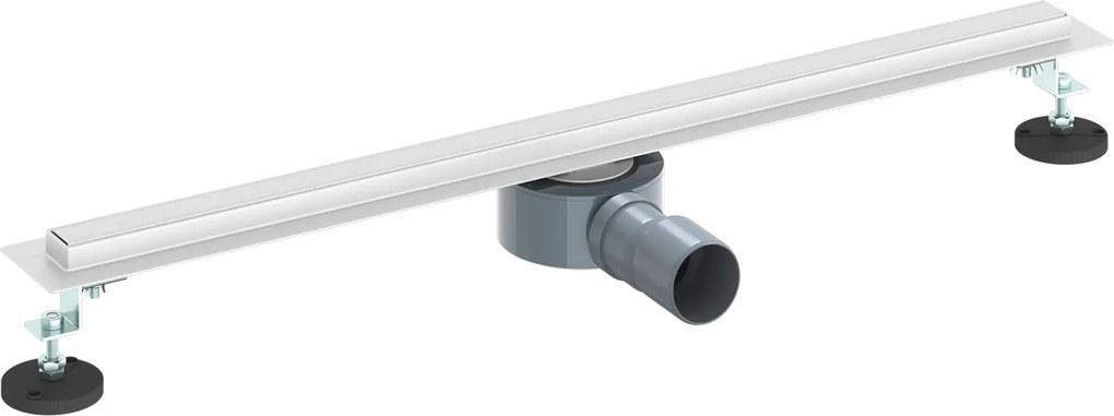 vidaXL 360° zuhany lefolyó vékony modellel Ezüst 70 cm