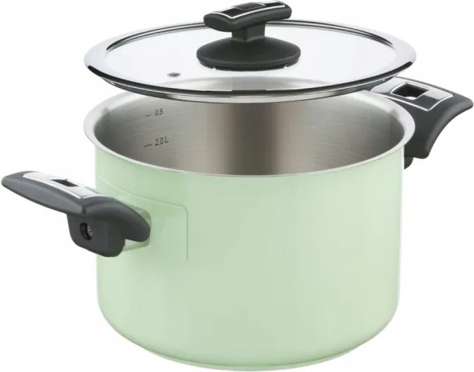 Comfort Green fazék fedővel, átmérője 18 cm, űrtartalma 3,0 l
