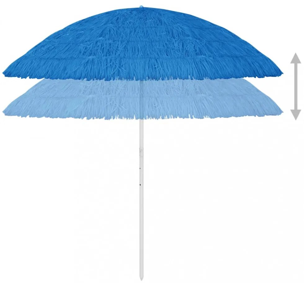 kék hawaii stílusú strandnapernyő 300 cm