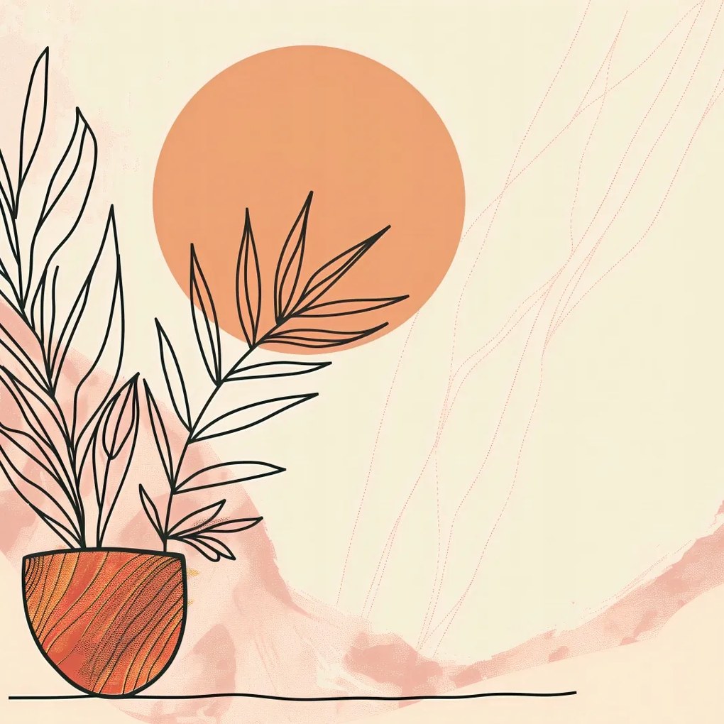 Poszter 20x20cm Kilátás a sivatag felett