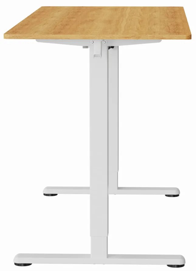 Elektromosan állítható magasságú íróasztal - 140x60cm arany tölgy ülő-/állómunkához - LVN System Lite LV1718