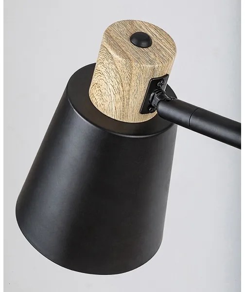 Rabalux 74229 - Állólámpa AZIM 1xE27/40W/230V fekete