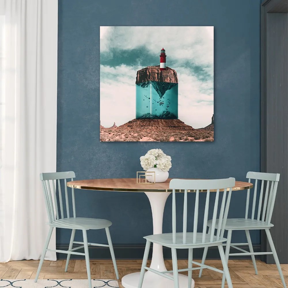 Gario Vászonkép Világ akvárium - Zehem Chong Méret: 30 x 30 cm