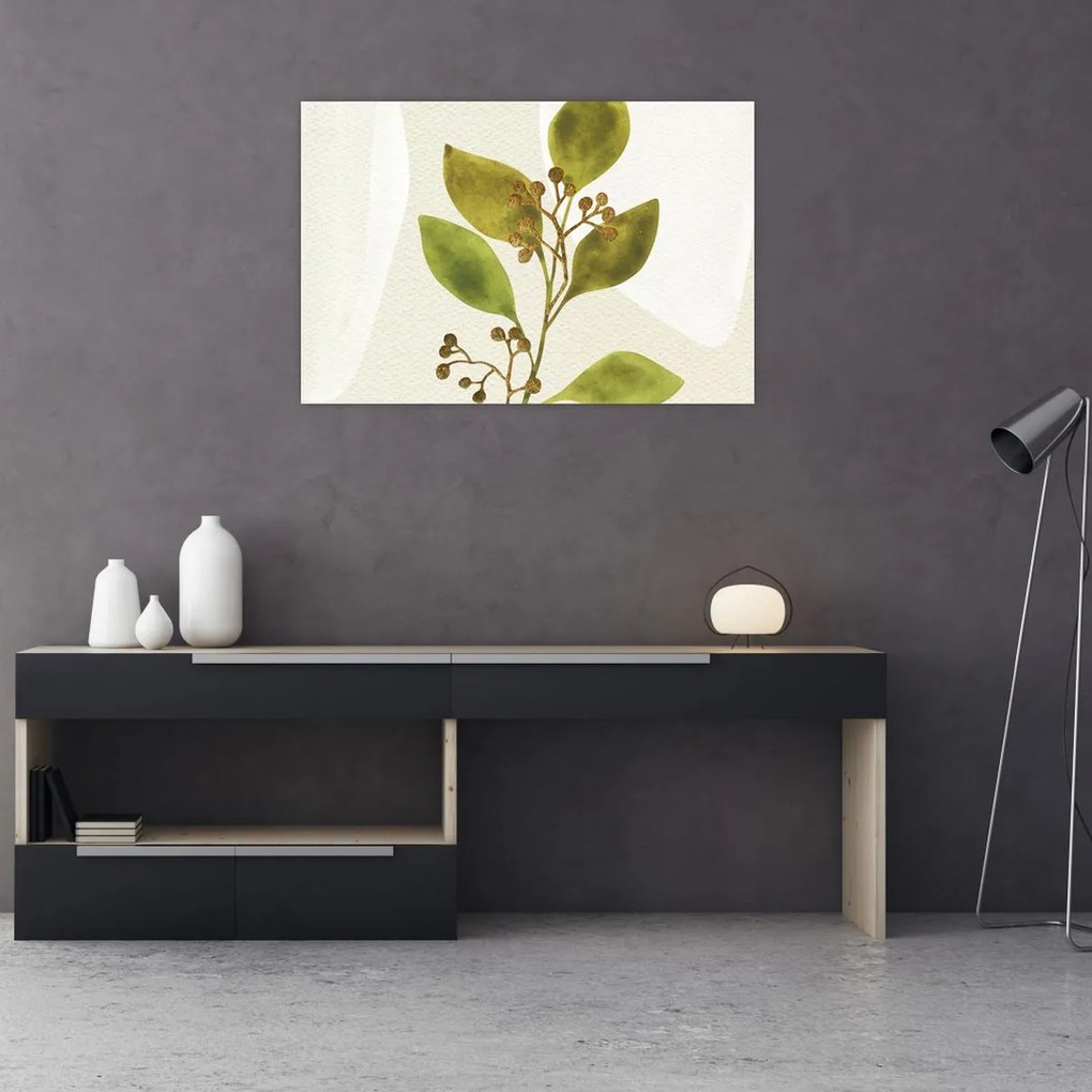 Kép - Akvarell ág N⁰1 (90x60 cm)