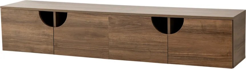 Grotte TV-állvány, dió, 180 cm