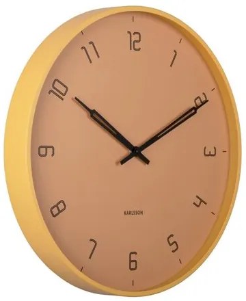 Karlsson 5950YE design falióra 40 cm, sárga
