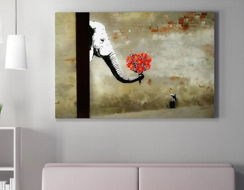 WY116 Banksy vászonkép, 70 x 100 cm