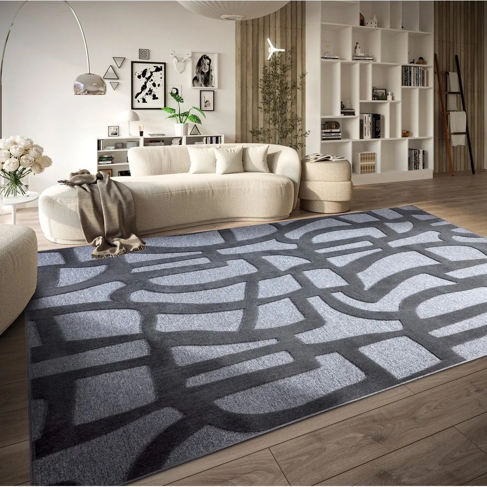 Sötétkék szőnyeg újrahasznosított szálakból 160x230 cm Therese – Villeroy&amp;Boch