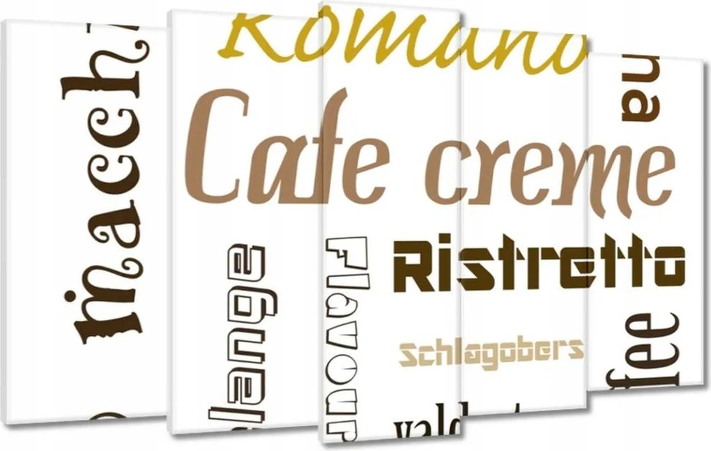 Festmények 100x60 Kávé típusok