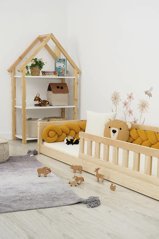 Ourbaby® Montessori Meadow Children's Low Bed - Natural 200x140 cm