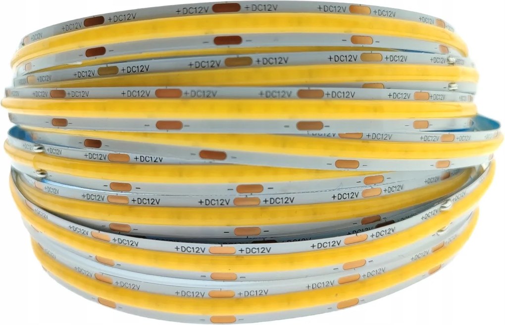 Led szalag Cob 320 LED/m 6 W/m 12V 3000K IP20 CRI>90 8mm 10mb