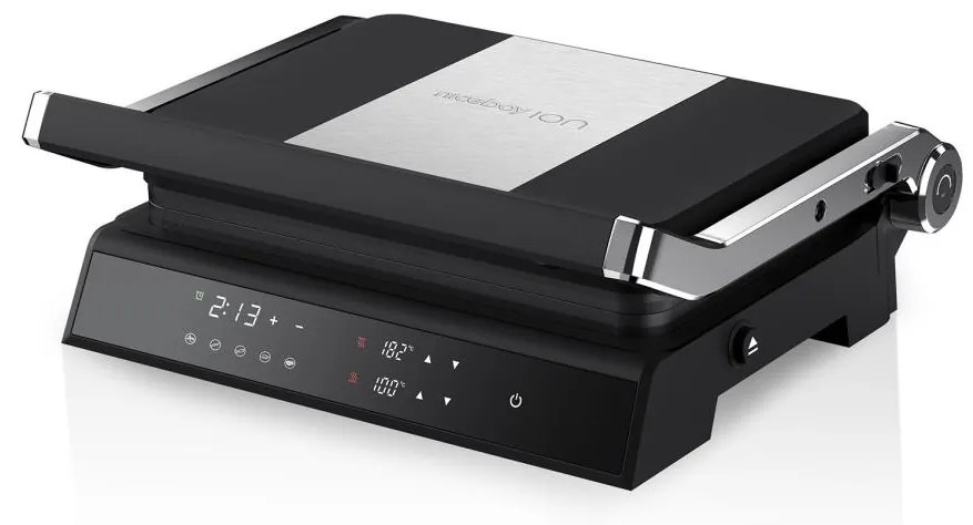 Niceboy ION Grillmaster - Kontakt grill 2000W/230V fekete/matt króm