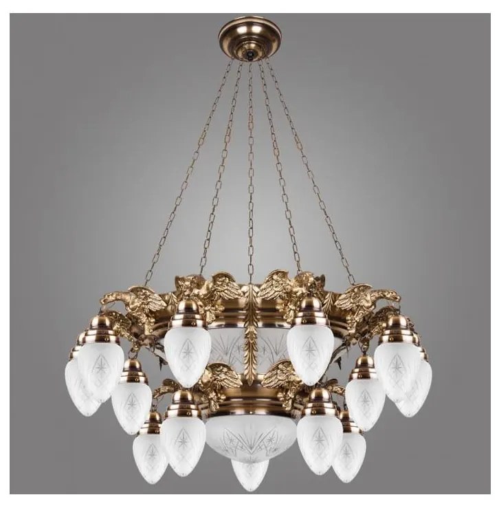 Kemar OW150/P - OURO EAGLE csillár 15xE27/60W + 6xE27/100W/230V