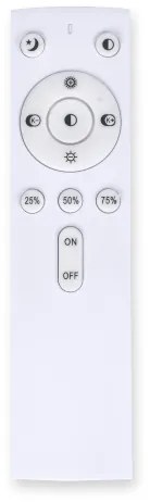 YAX LED/24W/230V állítható fényerejű mennyezeti lámpa + távirányító