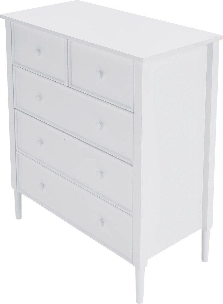 Komód, fehér, TEANA