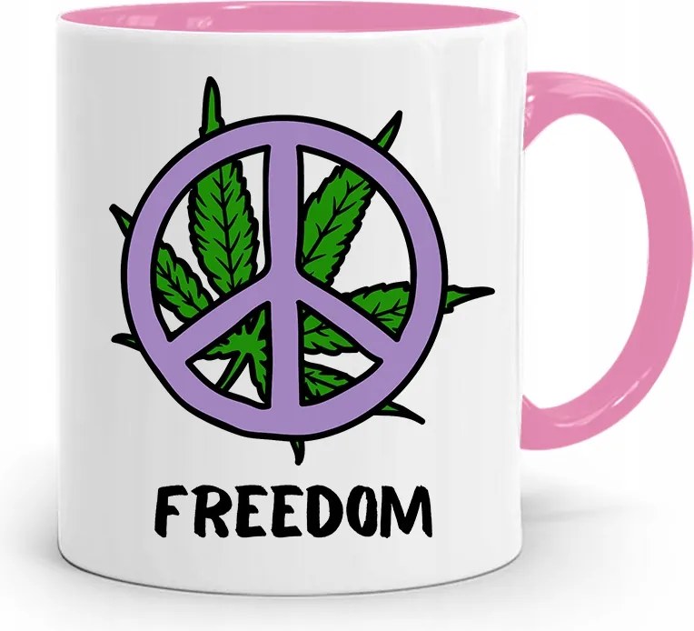 Dohányosoknak 420 Cbd Bögre Rózsaszín Ajándék fényképes nyomtatással