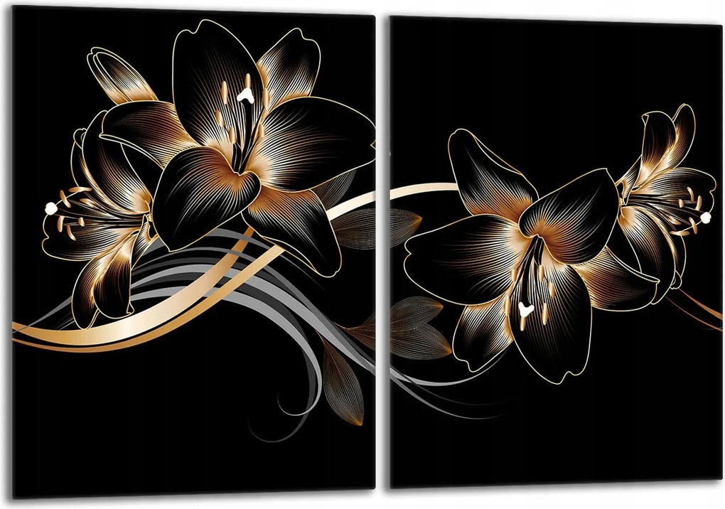 Üveg védőlap tűzhelyhez 40x52 Orchidea a Konyhába