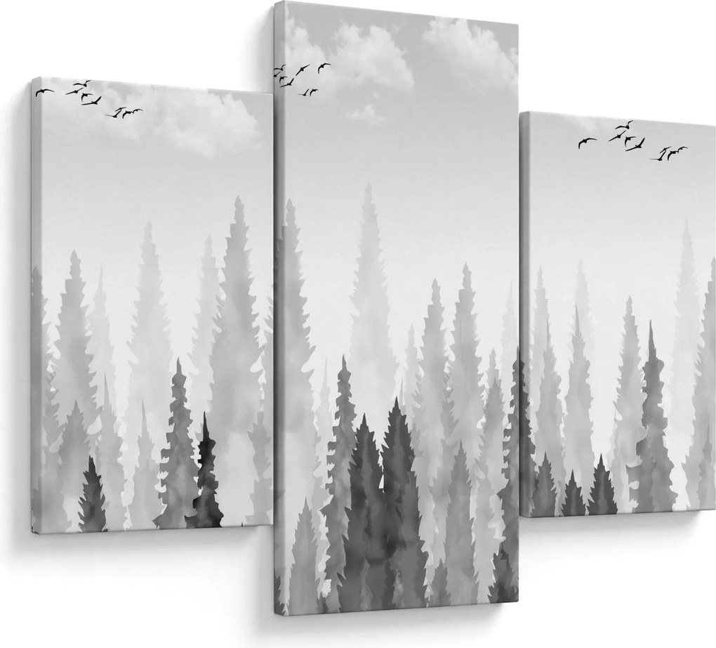 Kép - Erdei csúcsok (90x60 cm)