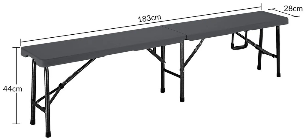 Deuba Sörpad garnitúra 183 cm - antracit