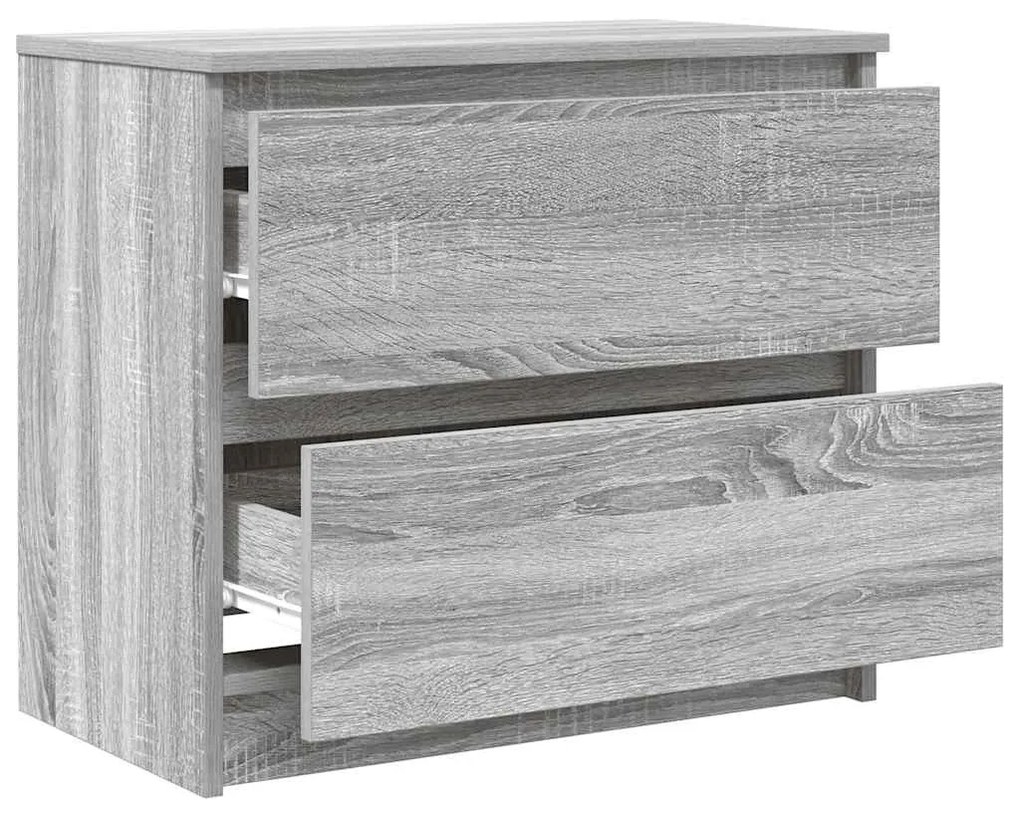 szürke sonoma színű szerelt fa TV-szekrény 60x35x54 cm