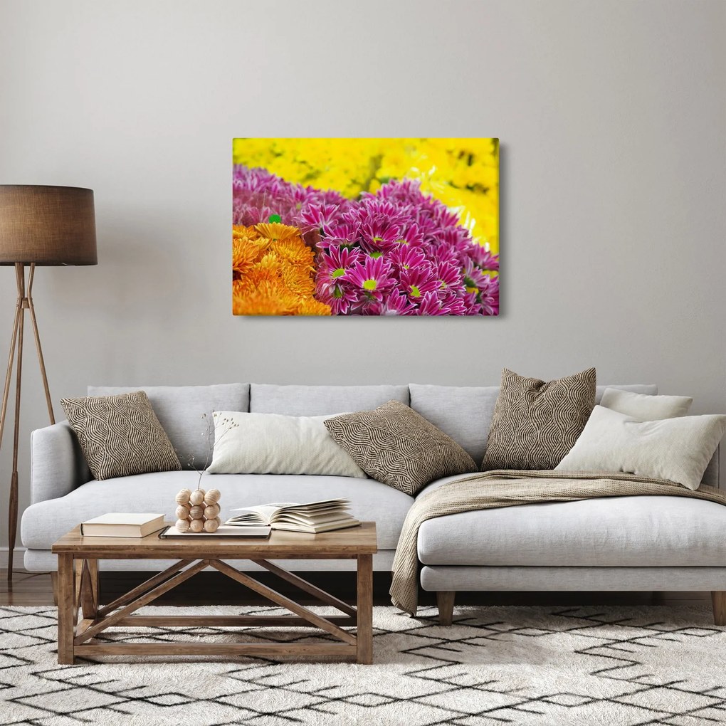 Rózsaszín virág képe (90x60 cm)