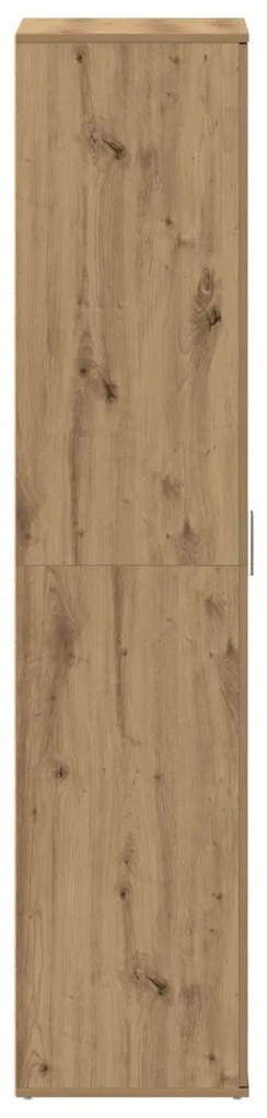 vidaXL Cipőszekrény polcokkal Artisan tölgy 80 x 39 x 178 cm Faanyag