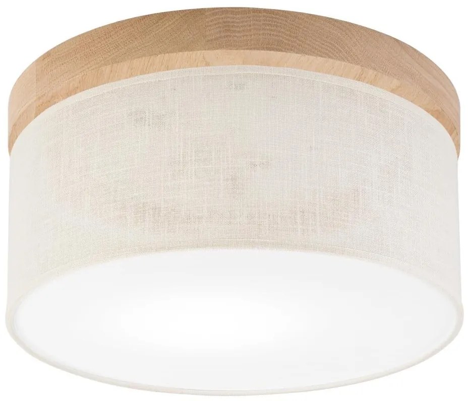 Brilagi Brilagi - LED Mennyezeti lámpa BELLADONNA 1xE27/15W/230V átm. 30 cm krémes/tölgy BG1356
