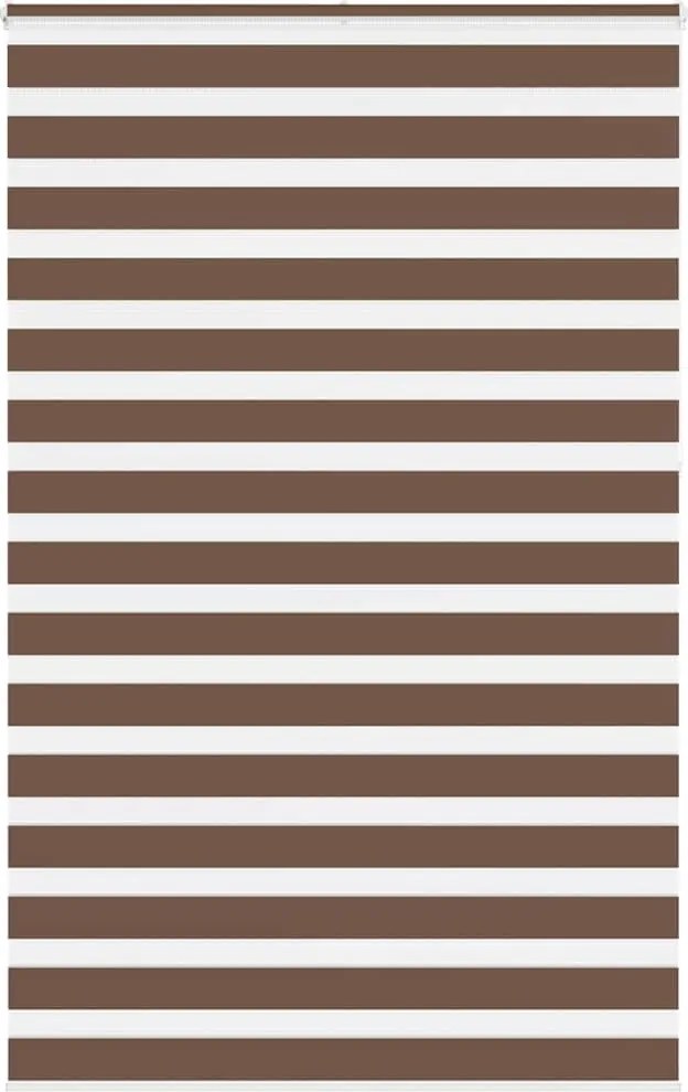 vidaXL zebrafüggönnyel barna szövetszélesség 135,9 cm poliészter