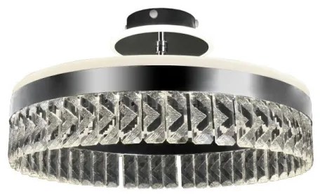 LED Dimmelhető felületre szerelhető csillár LED/75W/230V 3000-6500K króm + távirányítás