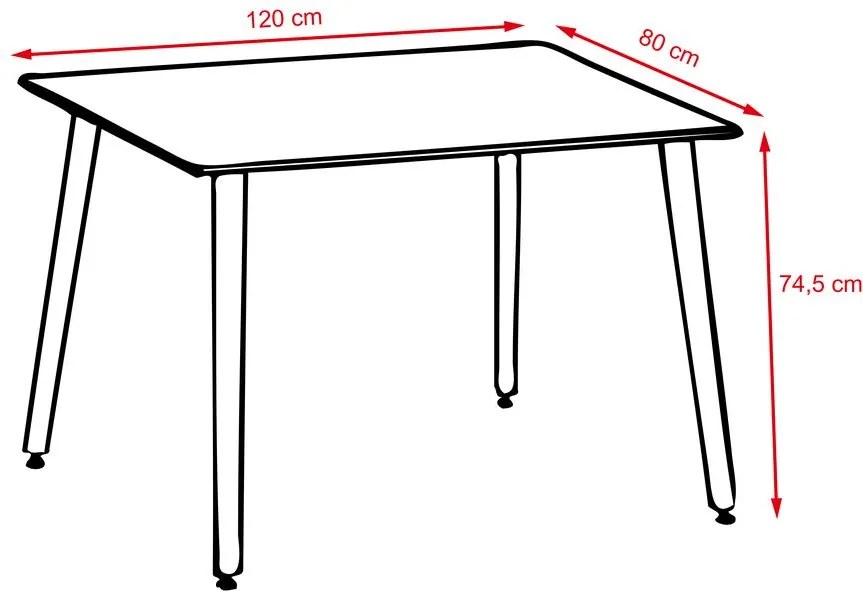Catini KARUP Étkezőasztal