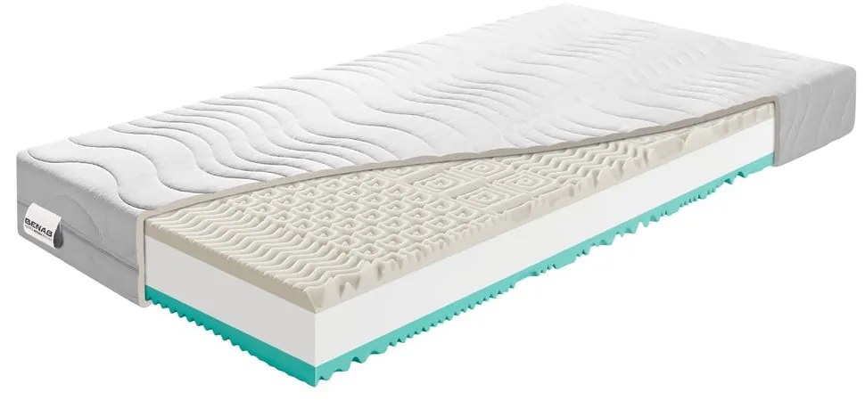 Kemény-közepes keménységű kétoldalas hab matrac 120x200 cm Visco Comfort – BENAB