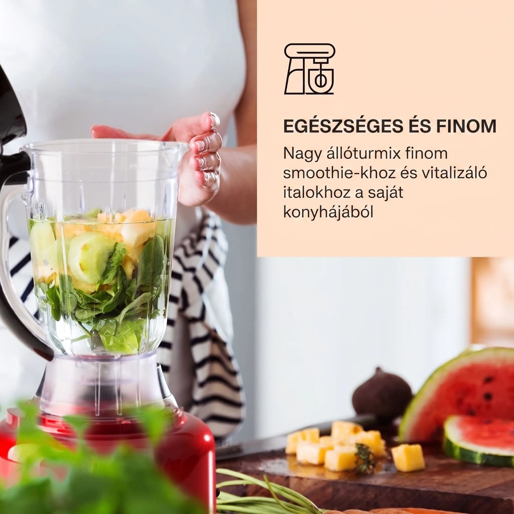 Klarstein Luca, multifunkcionális robotgép, 1000 W, 3 L, fokozatmentes sebességbeállítás, 6 üzemmód