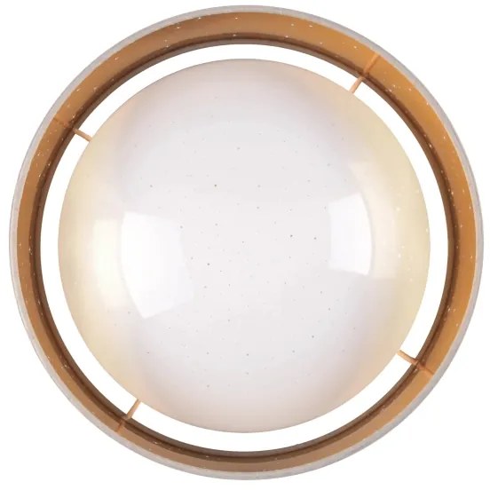 LED Mennyezeti lámpa TULUZA LED/18W/230V á. 32 cm barna