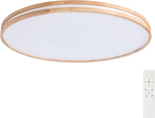 BRILAGI - LED dimmelhető lámpatest MOLINA LED/128W/230V 3000-6000K tölgy, átmérő 100 cm + távirányító