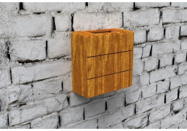 Immax 08523L - LED kültéri fali lámpatest LUXLINE 6W/230V 3000K IP54 diószínű