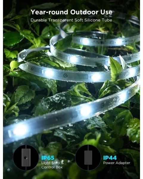 Govee - Kültéri Pro SMART RGBICWW kültér LED szalag 10m Wi-Fi IP65