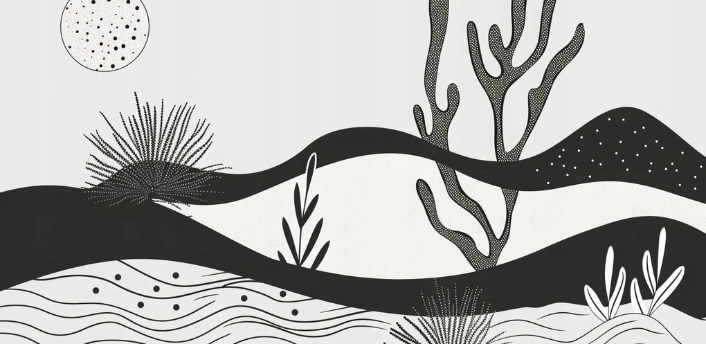 Poszter 91,3x44,5cm Kert az éjszakában