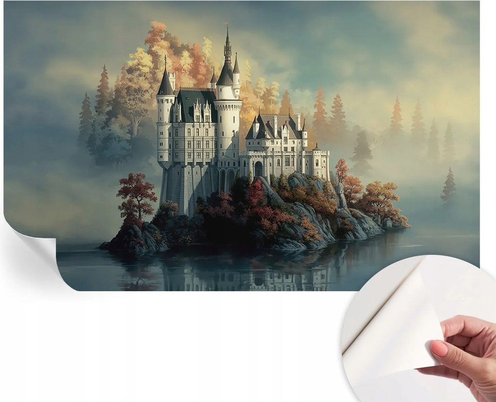 Öntapadós fotótapéta Nappaliba és Hálószobába Mesevár 416x254
