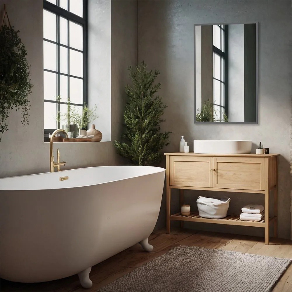 Fali tükör 52x72 cm Grey – knor