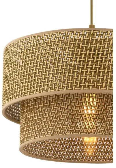 Kábeles csillár ECHO 1xE27/60W/230V barna