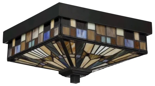 Elstead QZ-INGLENOOK-F - Kültéri mennyezeti lámpatest INGLENOOK 2xE27/60W/230V IP44