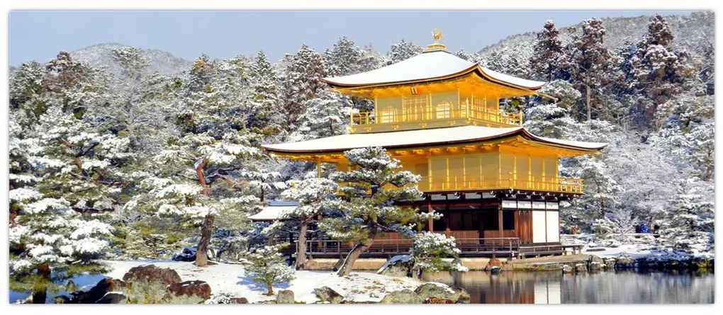 Kép - Kinkakuji, Japán (120x50 cm)