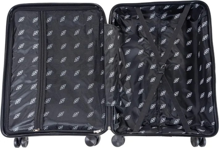 Kék 3 darabos luxus keményfedeles bőröndkészlet "Royal" - M, L, XL