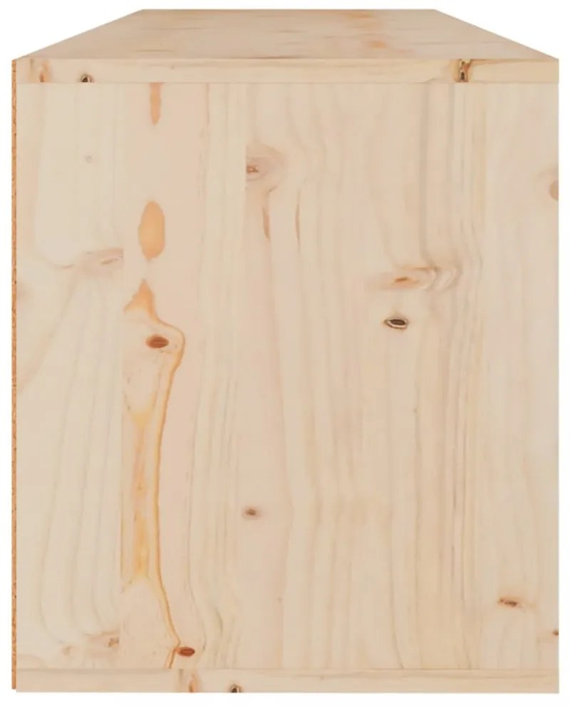 tömör fenyőfa faliszekrény 100 x 30 x 35 cm